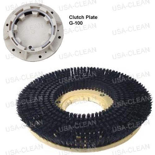 772916 W/ G100 - 16 inch nylon scrubbing brush 996-2080