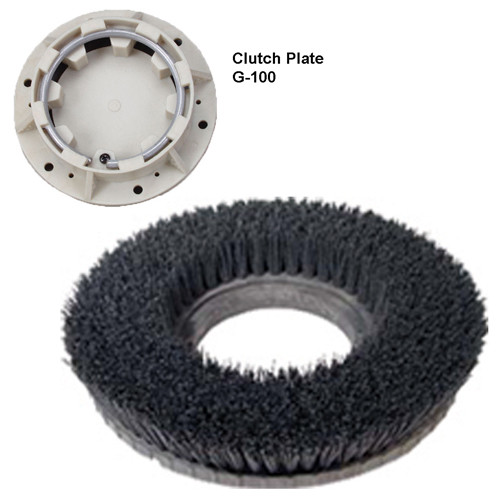 772412 W/ G100 - 12 inch polypropelene scrubbing brush 996-0587