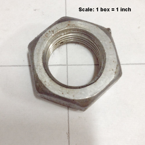 - Nut 5/8-18 hex jam plain finish 999-0575