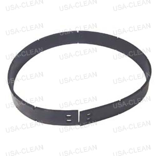  - Squeegee blade 33 inch curved gum rubber front (black) 994-0003