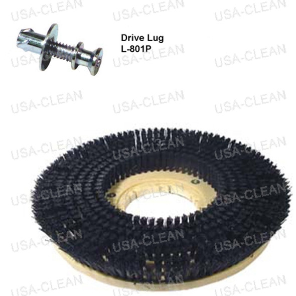 772416 W/ L-801P - 16 inch polypropelene scrubbing brush 996-0422