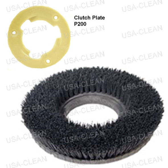 813213 W/ P200 - 13 inch heavy grit stripping brush - 80 grit 996-0393 813213 W/ P200 - 13 inch heavy grit stripping brush - 80 grit 996-0393