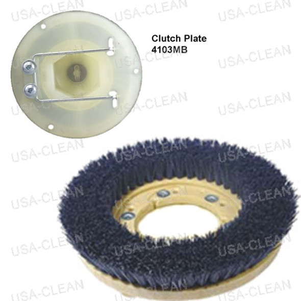 776512 W/ANP-120 - 12 inch medium grit scrubbing brush - 180 grit 996-1760