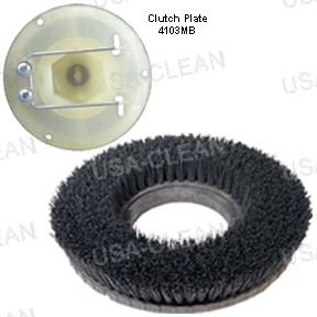 813214 W/ANP-120 - 14 inch heavy grit stripping brush - 80 grit 996-1754