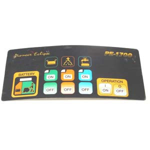 SC001400 - Circuit board panel decal (OBSOLETE) 154-0433