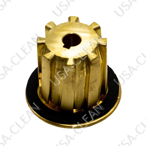 600-8372D - Driver, Cylindrical Spiral, 8 Spline, Brass Brass 202-8375