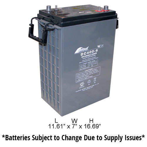 CROWNBAT M06330 6V 335Ah AGM battery (Group J305) (SNSR) – Ships