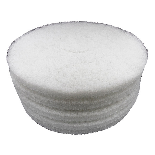 41-13/ETC - 13 inch premium white polishing pad (pkg of 5) 255-1320