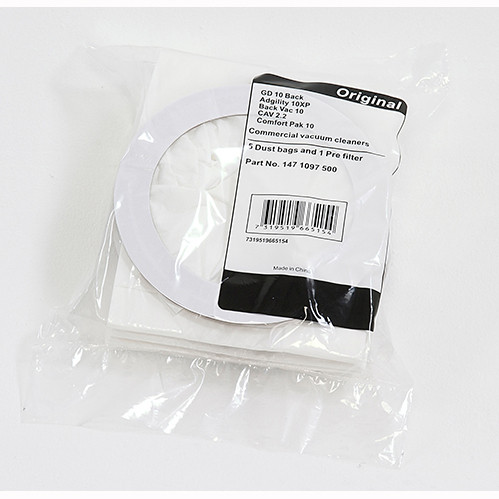 147 1097 510 - Paper vacuum bags (pkg of 10) Adgility 10XP 272-9190