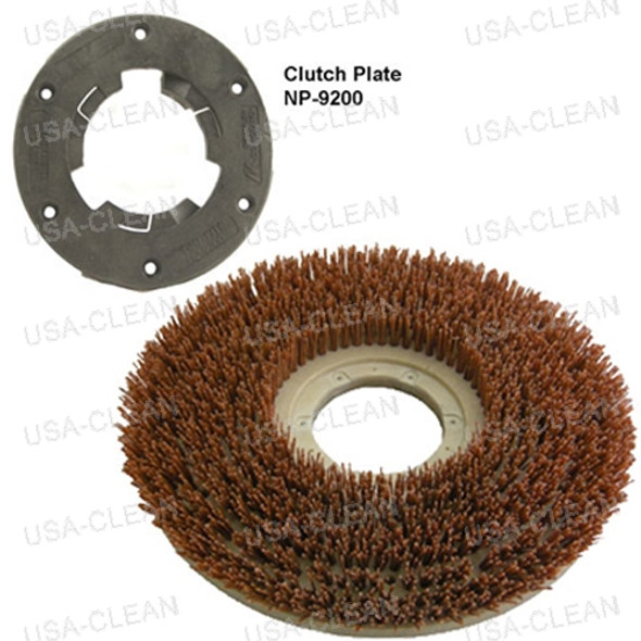 813215 W/ NP-9200 - 15 inch heavy grit stripping brush - 80 grit 996-0049