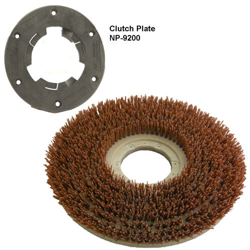 813218 W/ NP9200 - 18 inch heavy grit stripping brush - 80 grit 996-0047