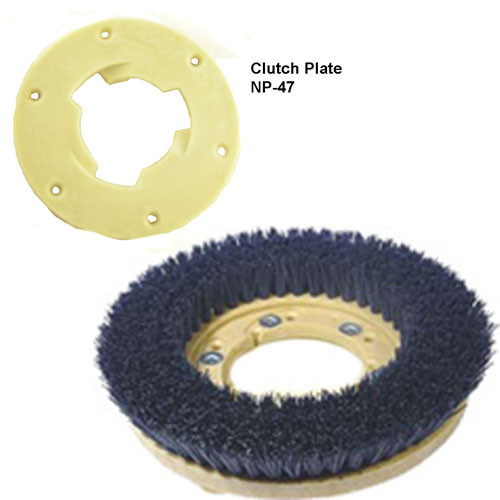 816519 W/NP-47 - 19 inch medium grit scrubbing brush - 180 grit 996-0129