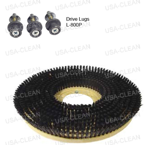 772913  W/ L-800P - 13 inch nylon scrubbing brush 996-0225                      