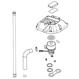 56314338 - Dual vacuum motor kit 172-3499