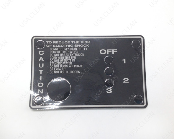 715299 - Warning decal 174-7118
