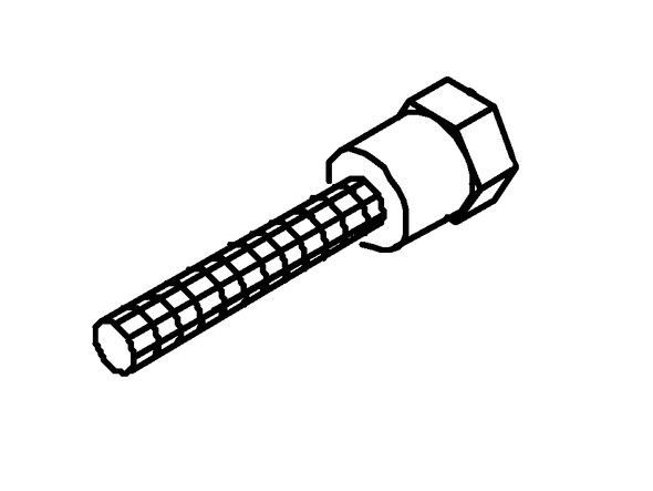 1006924 - Inline filter with mesh screen 175-4303