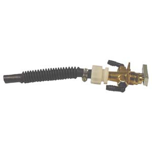 26-9-0299 - Solution valve assembly with fittings and lever 164-0077