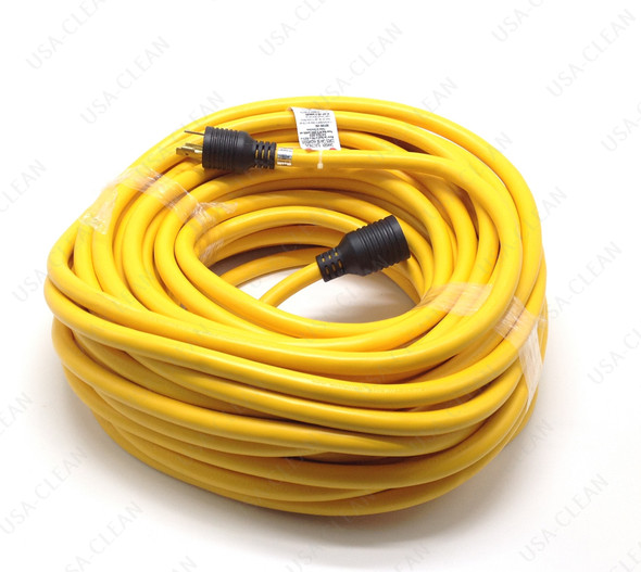  - 12/3 extension cord 100 foot with twist lock (yellow)(OBS) 991-5010