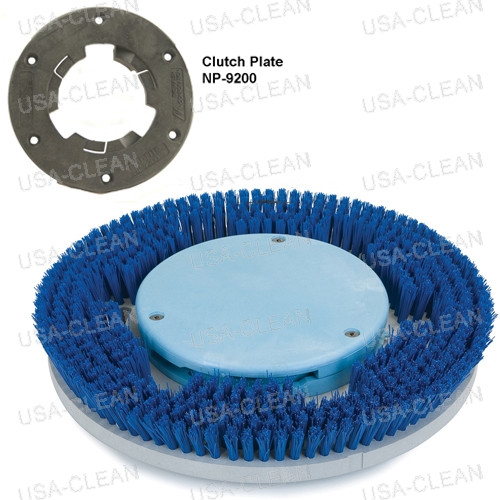 812415 W/ NP9200 - 15 inch polypropylene carpet scrubbing brush 996-1865