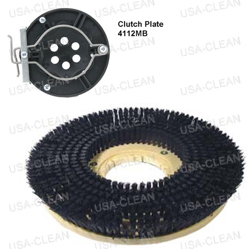 772912 W/4112MB - 12 inch nylon scrubbing brush 996-1845