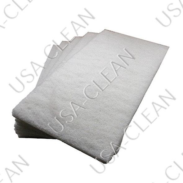 41-14X28/ETC - 14 x 28 inch Premium White Polishing Pad (pkg of 5) 255-9029