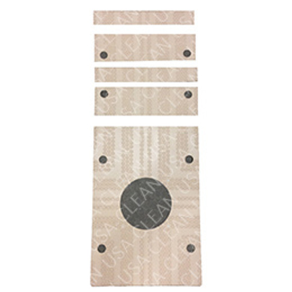 300-01037Z - Mighty-Lok II grip face pad holder set (brown) 202-5089