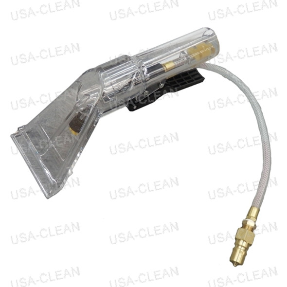 10-0500-E - 4 inch clear plastic hand tool w/ jets for external hoses 228-4053