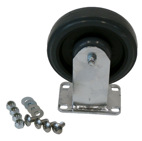 9663Q - 5 inch rear quiet fixed caster wheel 280-0038