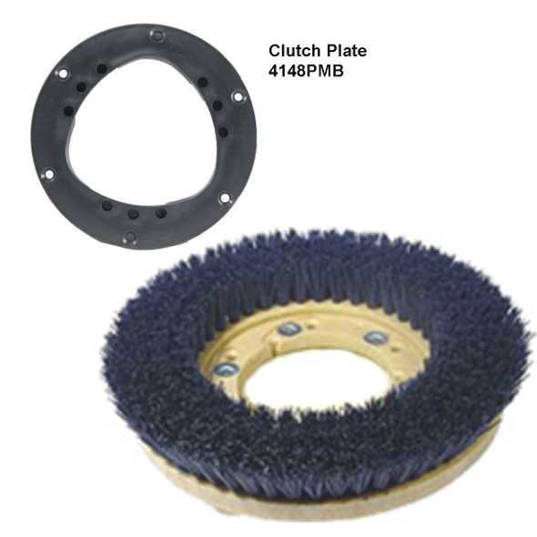 816519 W/4148PMB - 19 inch medium grit scrubbing brush - 180 grit 996-1581
