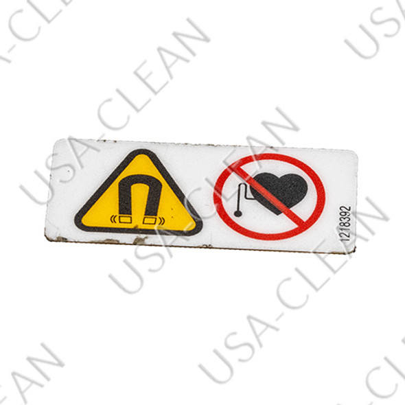 1218392 - Safety decal 375-0202