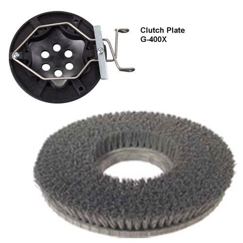 773312 W/ G-400X - 12 inch lite grit scrubbing brush - 500 grit 996-1815