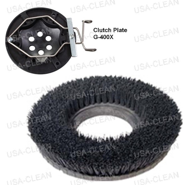 773212 W/ G-400X - 12 inch heavy grit stripping brush - 80 grit 996-1813 773212 W/ G-400X - 12 inch heavy grit stripping brush - 80 grit 996-1813