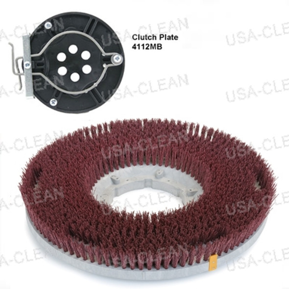 140GC50176TB - 14 inch medium grit scrubbing brush - 180 grit (OBSOLETE) 996-5088