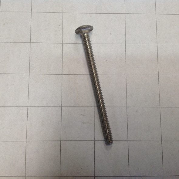  - Screw 1/4-20 x 3 1/2 carriage head stainless steel 999-0623