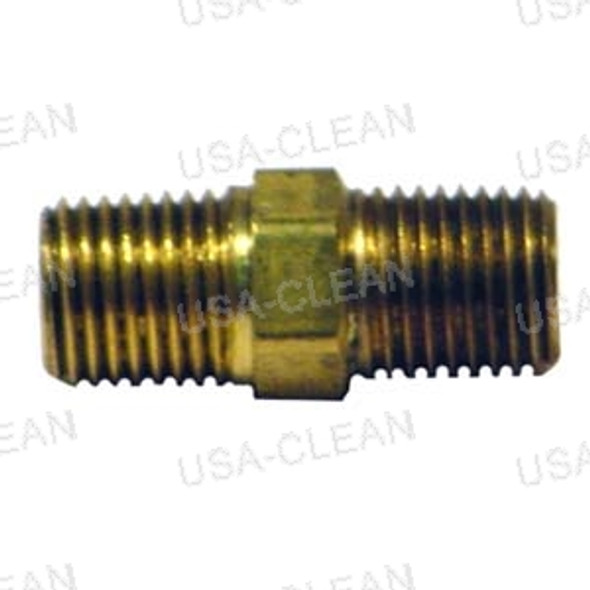 38-9-1941 - 1/4 inch brass hex nipple 164-4567