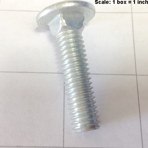  - Screw 3/8-16 x 1 1/2 carriage head grade 5 zinc 999-0209