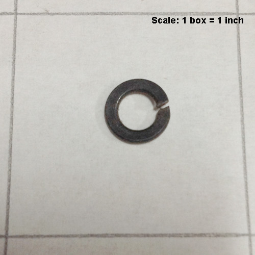  - Washer M4 split lock plain finish 999-0533