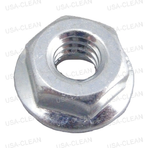  - Nut 1/4-20 flange lock serrated zinc plated 999-0595