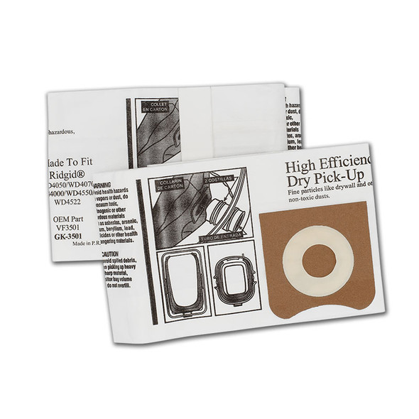  - Ridgid high efficiency paper filter 991-9129