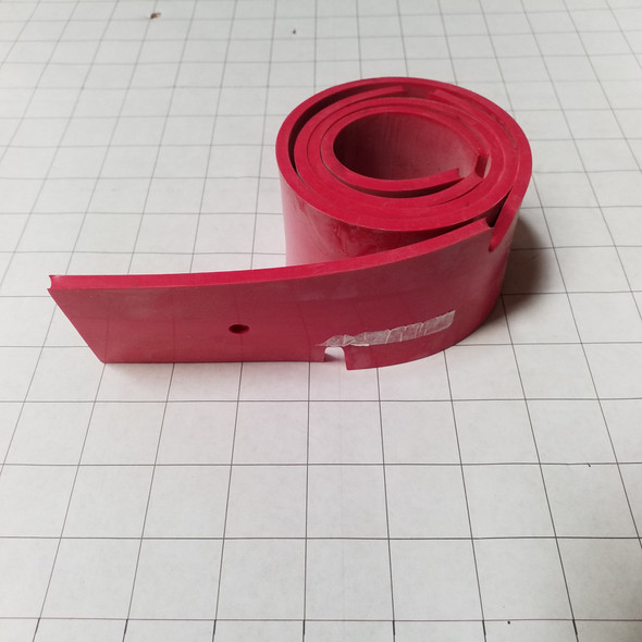  - Squeegee blade 35 inch gum rubber front 994-1006