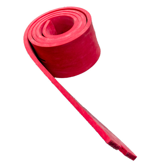  - Squeegee blade 39 inch gum rubber rear (red) - 11 hole 994-0031