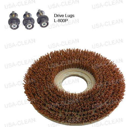 816515 W/L800P - 15 inch medium grit scrubbing brush - 180 grit 996-0122