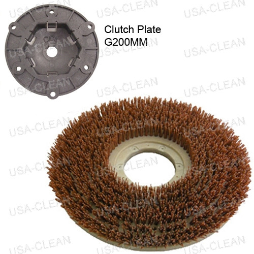 776512 W/G-200MM - 12 inch medium grit scrubbing brush - 180 grit 996-0110