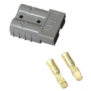  - SB50 50amp charger plug with pins (gray) 991-2105