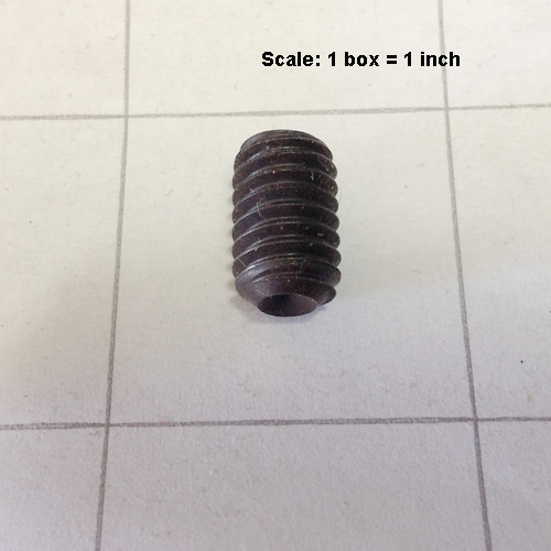  - Screw 5/16-18 x 1/2 cup point socket set alloy plain finish 999-0121