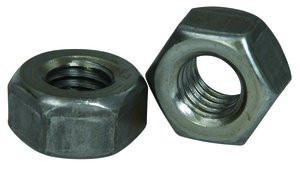 - Nut 3/8-24 hex jam plain finish 999-0169