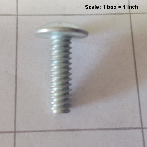  - Screw 10-24 x 5/8 truss head slotted zinc plated 999-0166