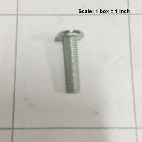  - Screw M5-.8 x 30mm pan head slotted zinc 999-0532