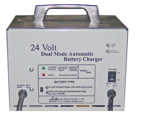 8.641-483.0 - CHARGER 24V 12A AUTO (50A RED) 993-0080