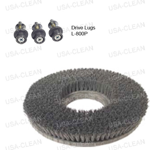 813419 W/L-800P - 19 inch lite grit scrubbing brush - 500 grit 996-1386